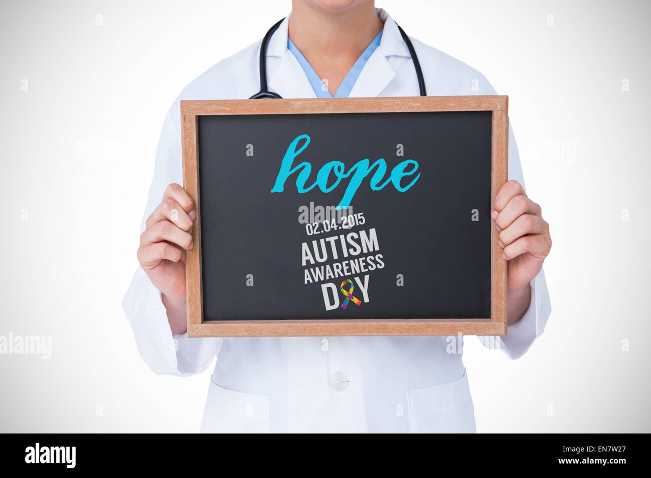 Speranza contro autismo giornata di sensibilizzazione Foto Stock