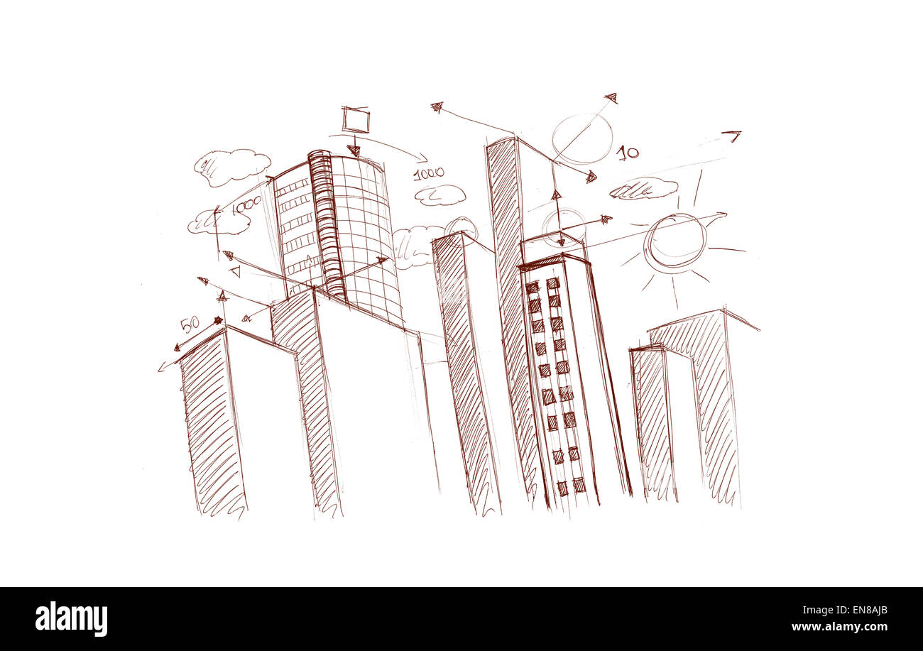 Programma della città Foto Stock