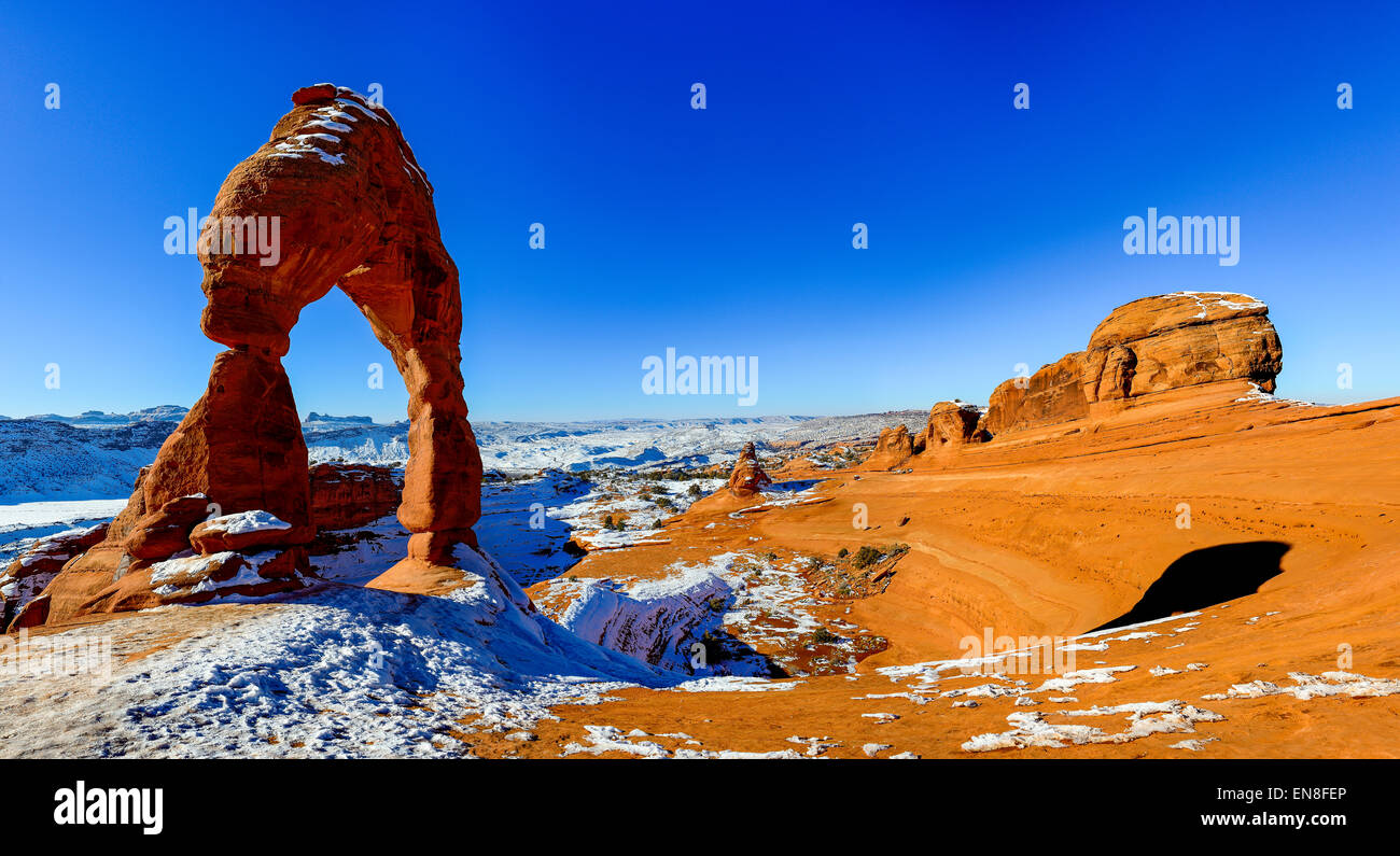 Delicate Arch, Arches National Park, ut Foto Stock