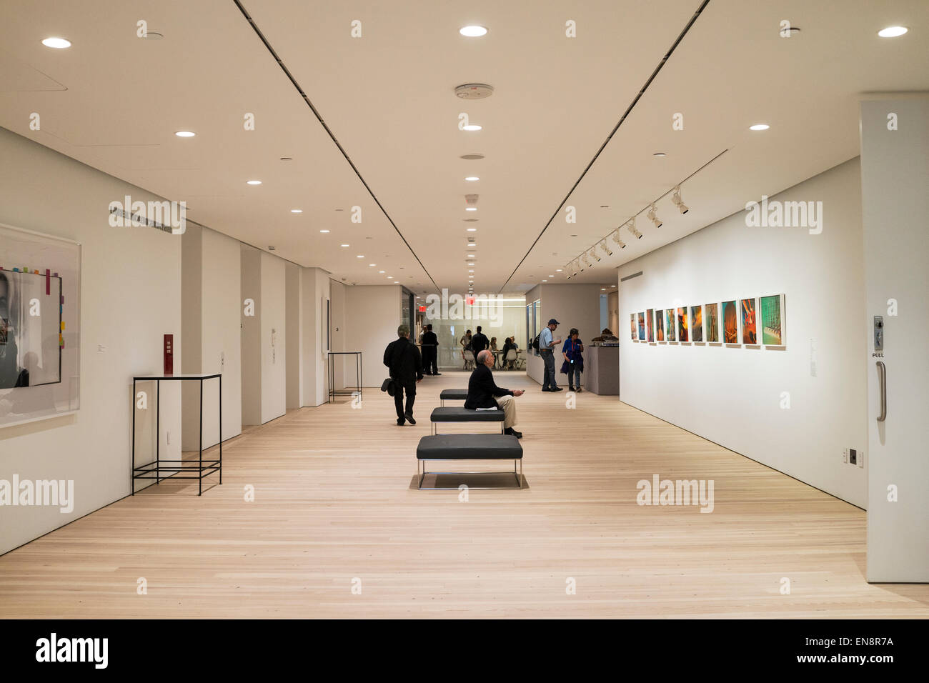 Il nuovo Whitney Museum di New York City è situato tra la linea alta e il fiume Hudson in Manhattan Quartiere Meatpacking Foto Stock
