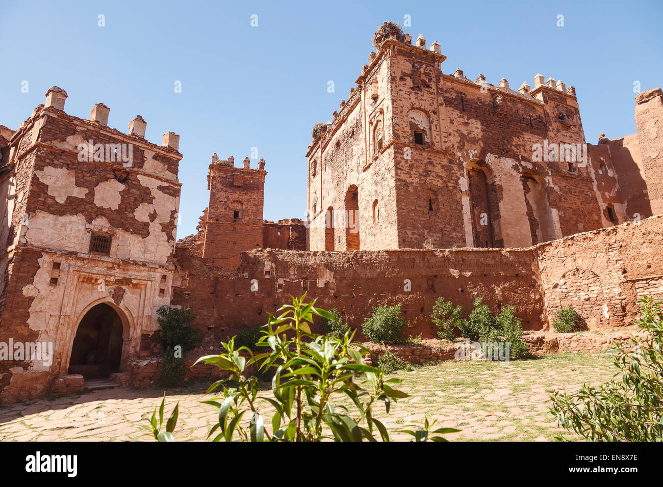 Kashah di Telouet, Marocco. L'Africa. Foto Stock