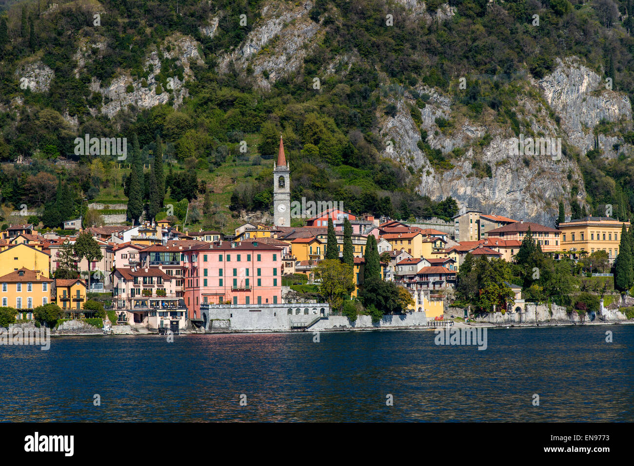 Varenna, Lago di Como, Lombardia, Italia Foto Stock