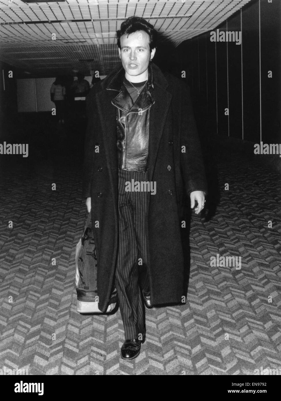 Ex idolo pop Adam Ant volato a casa di Bretagna ieri a fare una rimonta come un cantante. Adam, che ha lavorato come attore in America, ha detto a Londra: 'ho perso il canto più che ho pensato. C'è una vera e propria l'entusiasmo nel dare una performance t Foto Stock