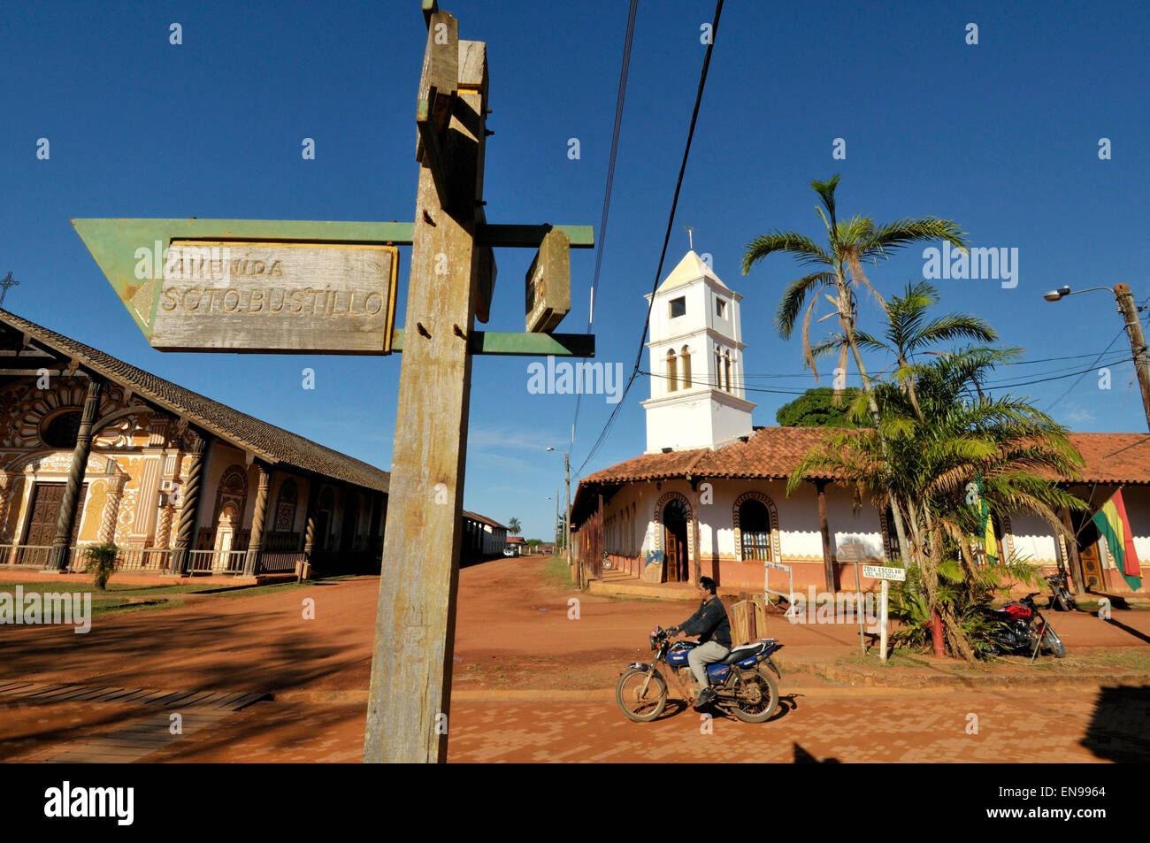 Concepción, Missioni dei Gesuiti di Chiquitos, Sito del Patrimonio Mondiale. Bolivia Foto Stock