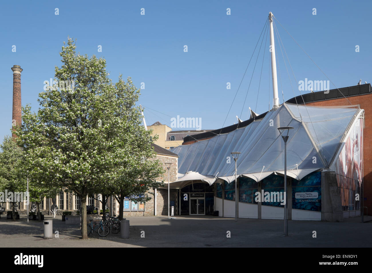 Piazza di ancoraggio in Bristol Foto Stock