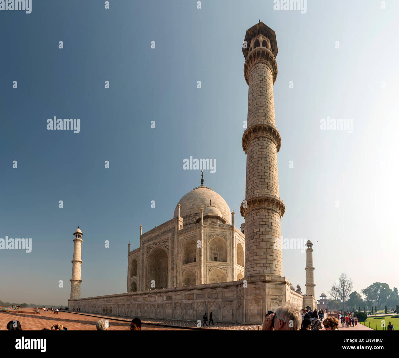 Il Taj Mahal, Agra, India Foto Stock