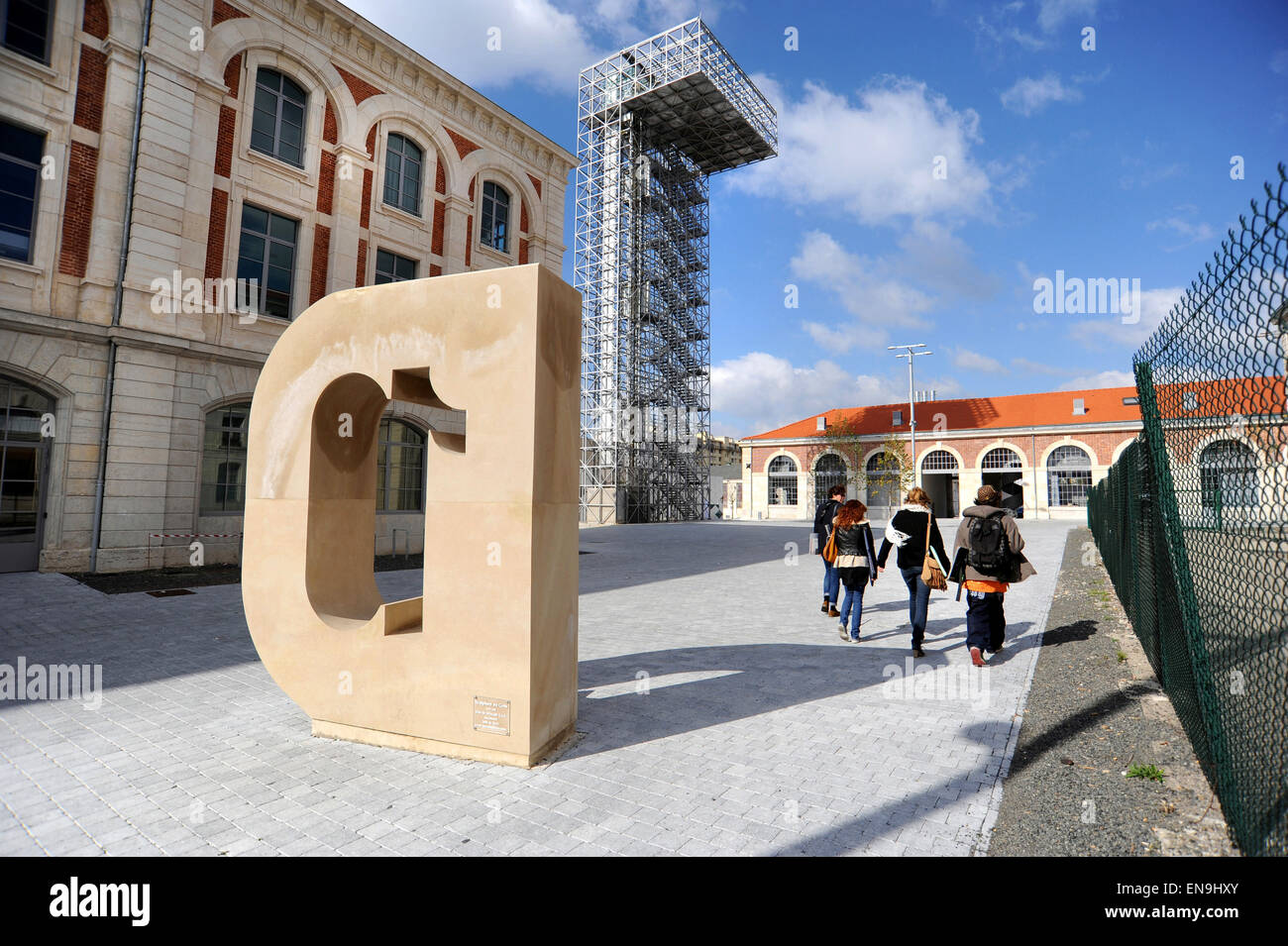 Saint-Etienne (Francia centrale), 2014/10/01: la "Cité du design' progetto Foto Stock