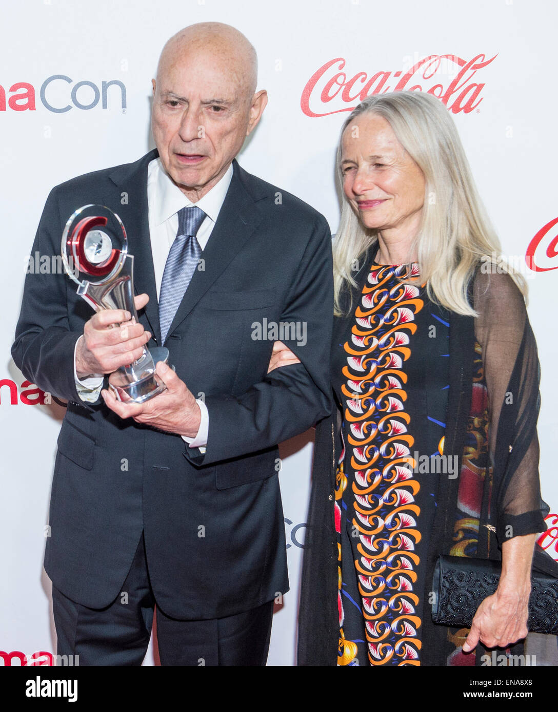 Attore Alan Arkin assiste il 2015 Cinemacon Awards di Las Vegas Foto Stock