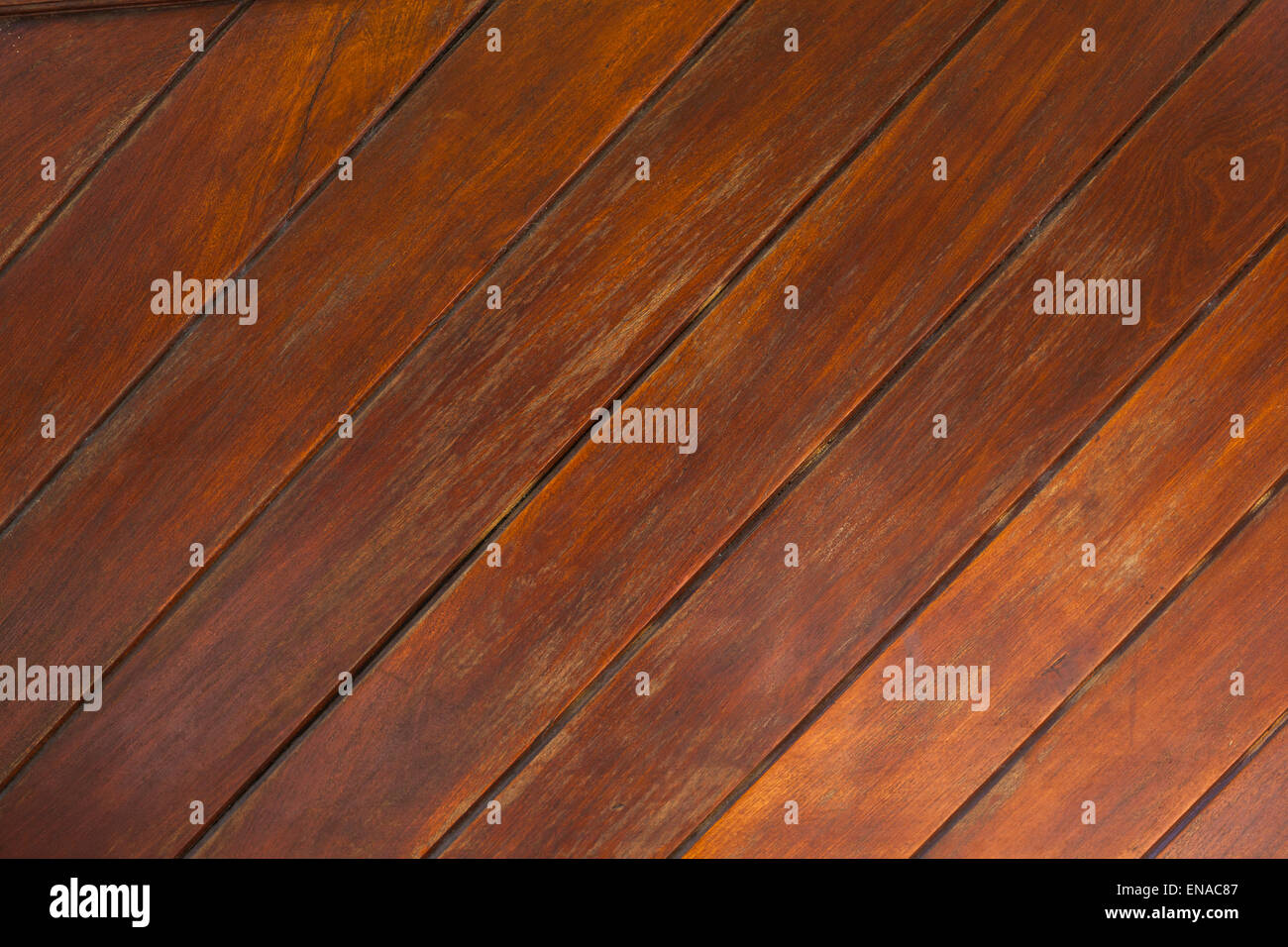 Parete di legno o una texture con schema naturale, diagonale Foto Stock