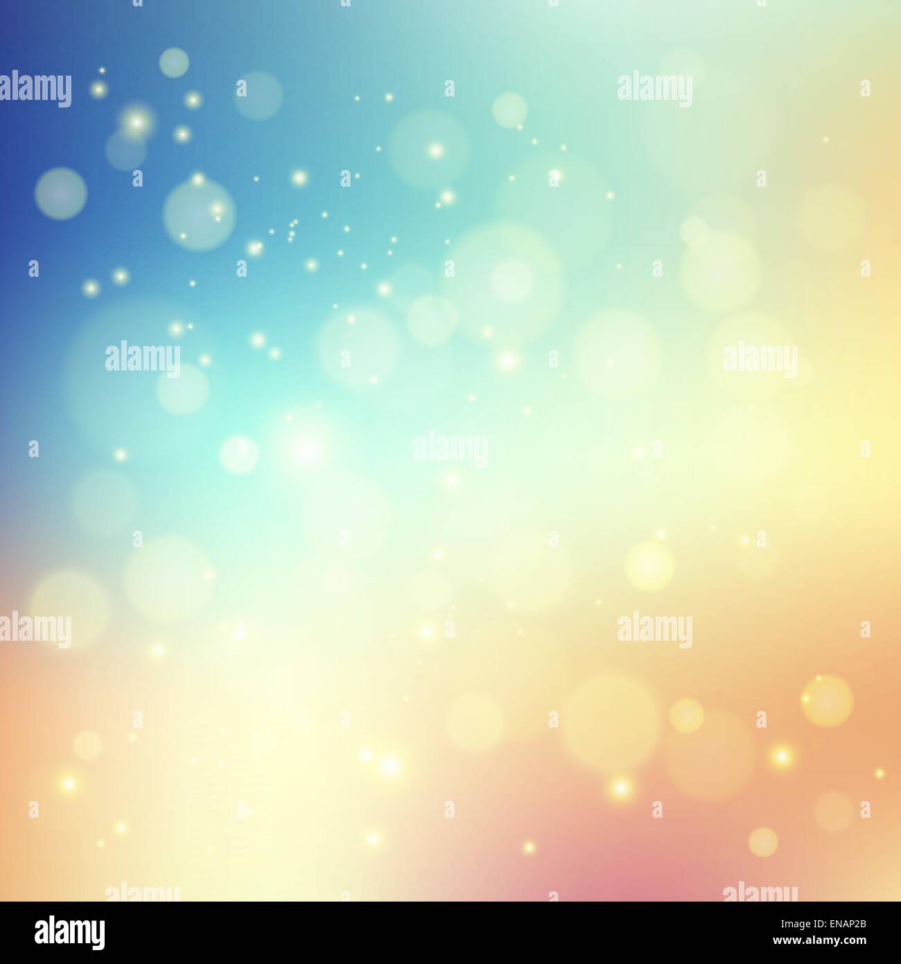 Vettore vacanza astratta luce con sfondo bokeh di fondo Illustrazione Vettoriale