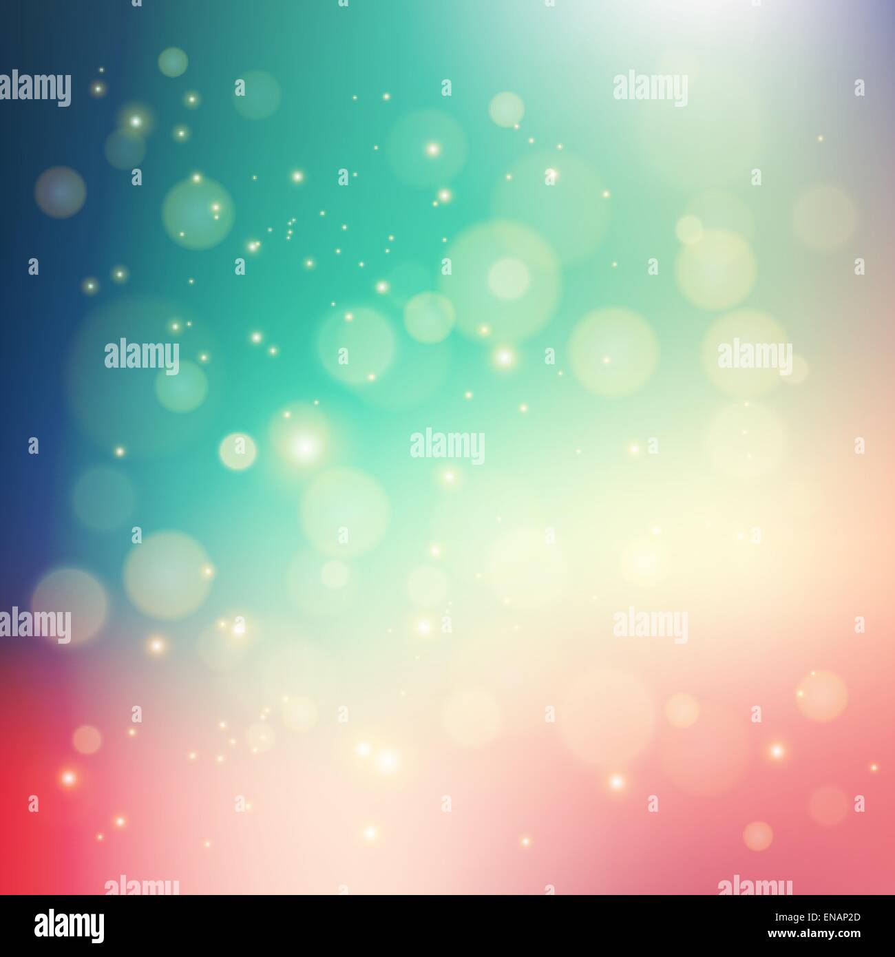 Vettore vacanza astratta luce con sfondo bokeh di fondo Illustrazione Vettoriale