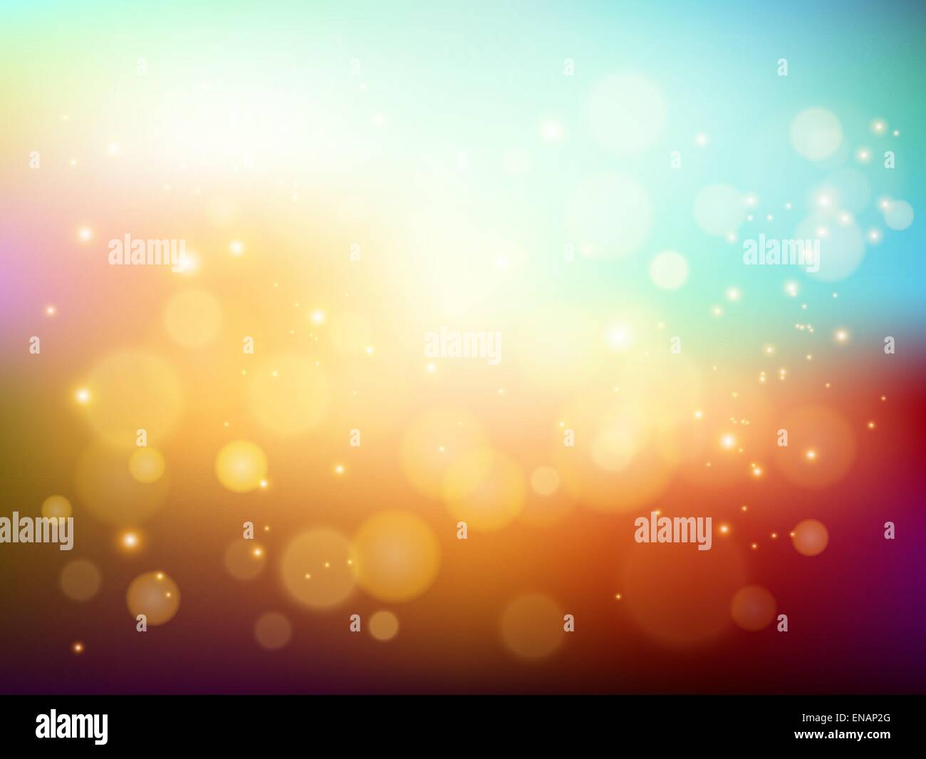 Vettore vacanza astratta luce con sfondo bokeh di fondo Illustrazione Vettoriale