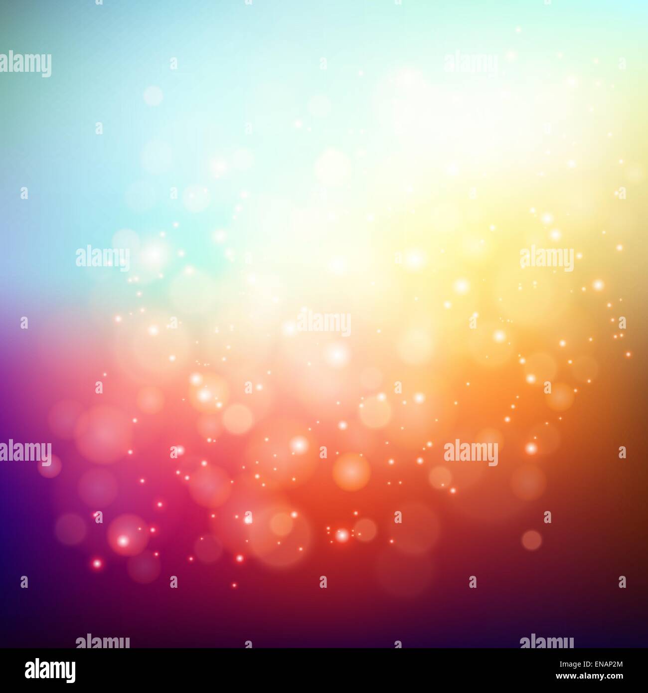 Vettore vacanza astratta luce con sfondo bokeh di fondo Illustrazione Vettoriale