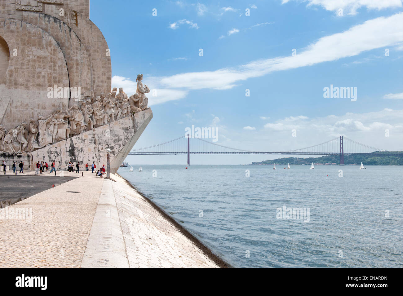 Padrão dos Descobrimentos (monumento alle scoperte), Lisbona, Portogallo Foto Stock