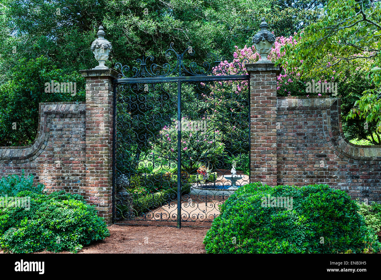 La Elizabethan Gardens, Isola Roanoke, North Carolina, Stati Uniti d'America. Foto Stock