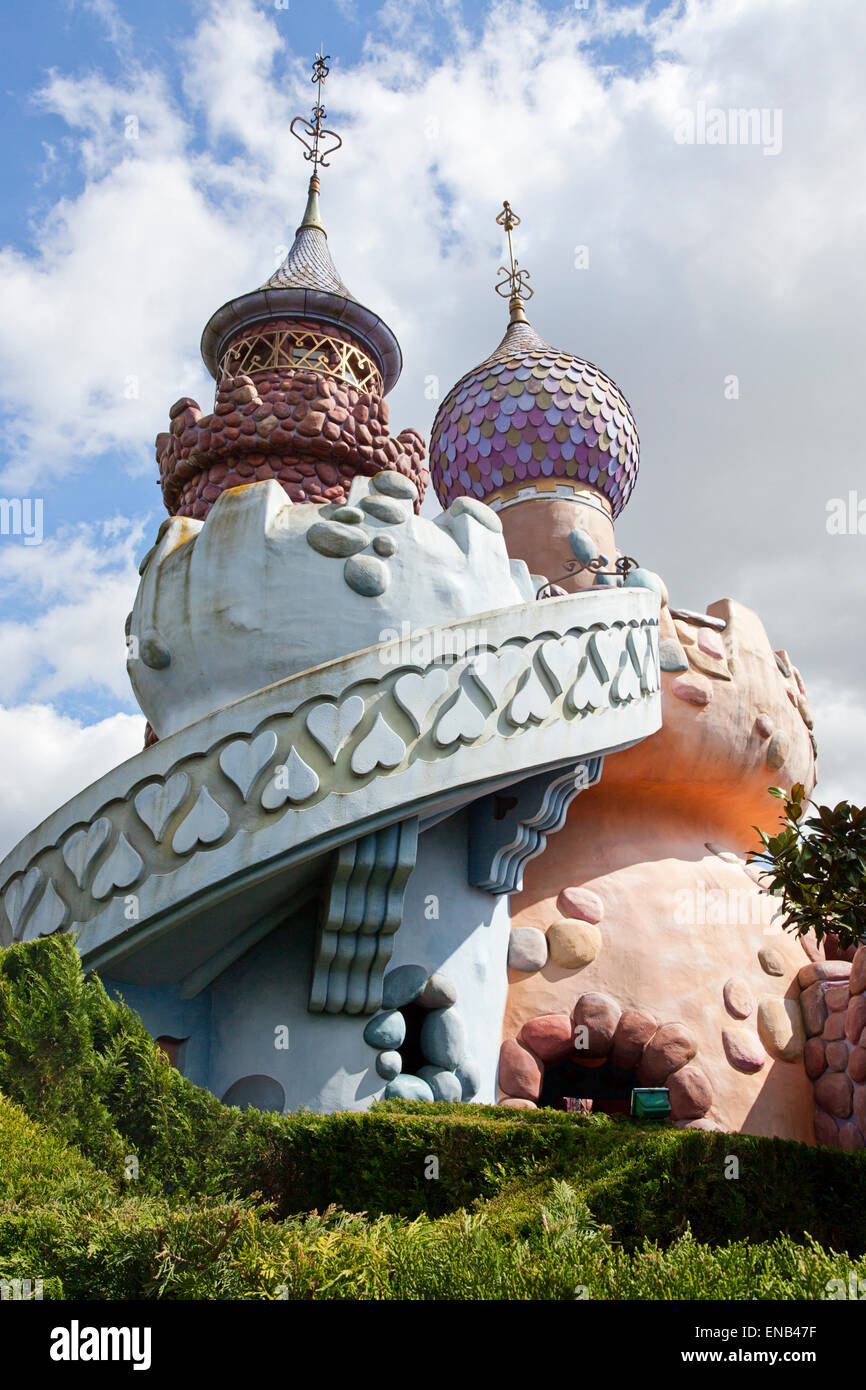 Castello di Alice è curioso labirinto Foto Stock