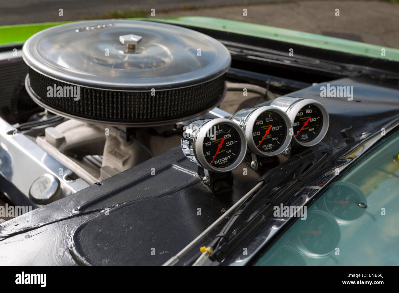 Plymouth Barracuda 6.3L motore Mopar Foto Stock