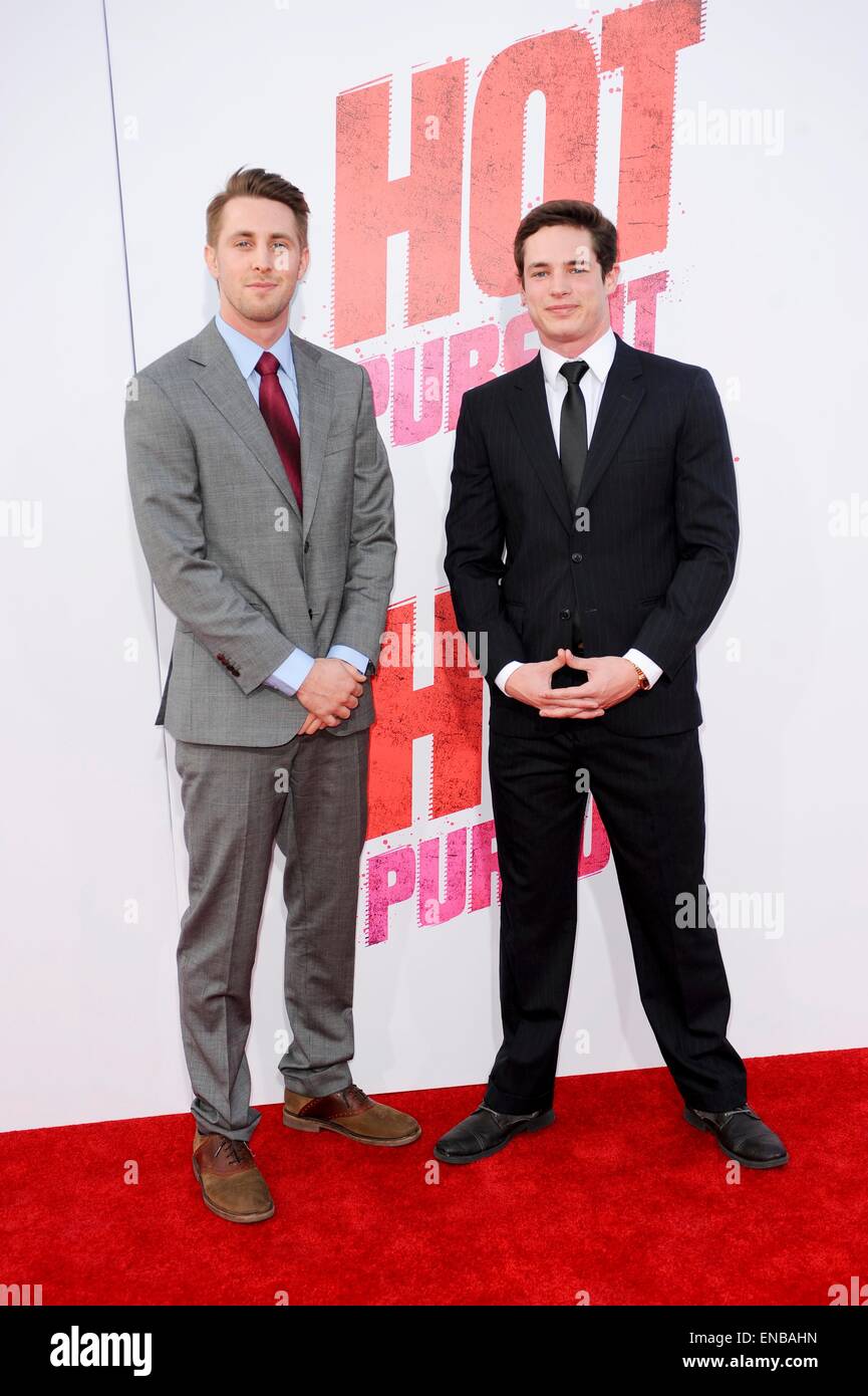 Ryan Shoos & Reese Mishler Hot Pursuit Premiere del film 20/04/2015 Hollywood Foto Stock