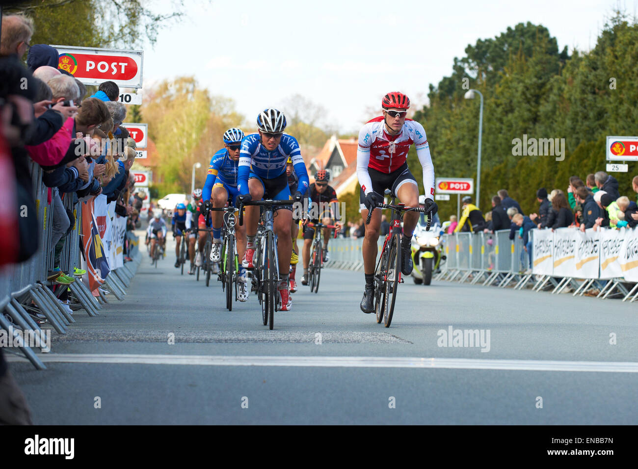 Viborg, Danimarca. Il 1 maggio, 2015. Gara ciclistica internazionale (UCI 1.2) Argo18 Scandinavia TVK credito Elite: Brian Bjeldbak/Alamy Live News Foto Stock