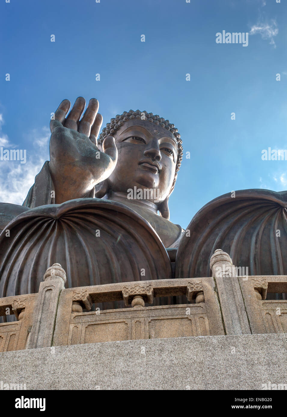 Tian Tan Buddha, Hong Kong Foto Stock