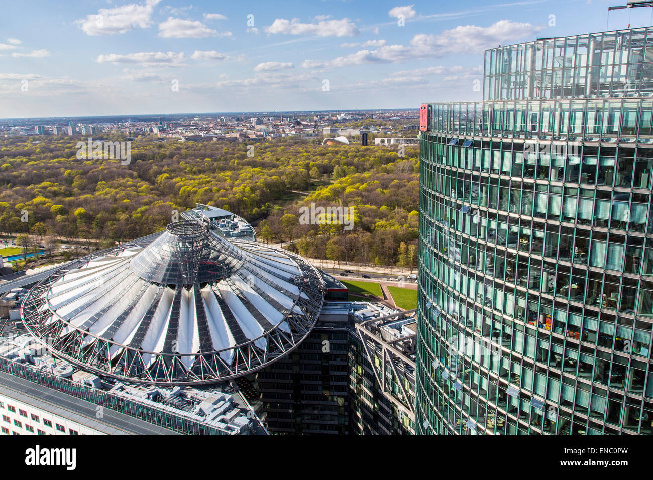 Edificio sede del 'Deutsche Bahn', Tedesco sistema ferroviario, Berlino, Foto Stock