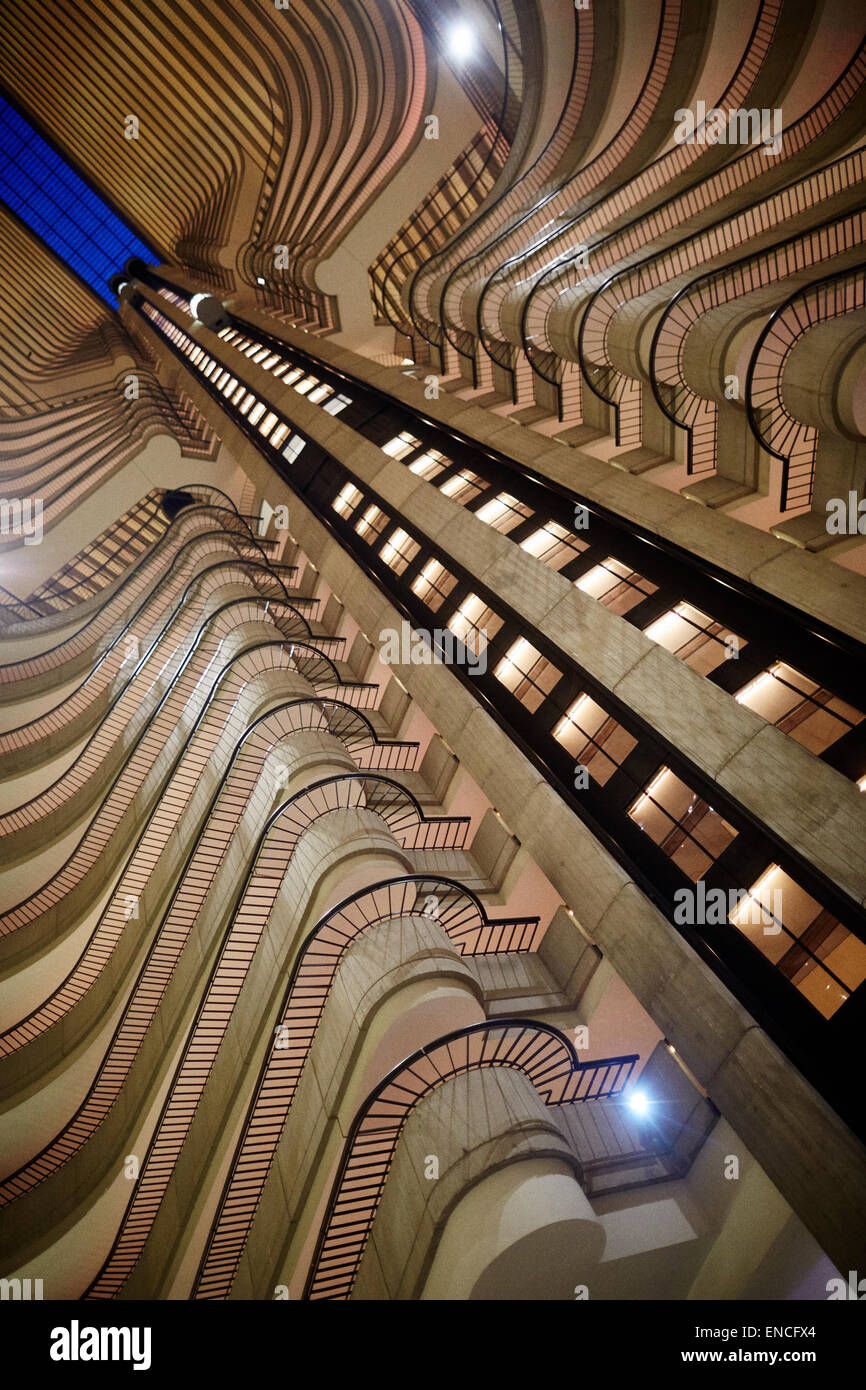 'Centro città Atlanta in Georga USA Il Marriott Atlanta Marquis è un 52-story, Marriott hotel ad Atlanta, Georgia. È la quattordicesima t Foto Stock