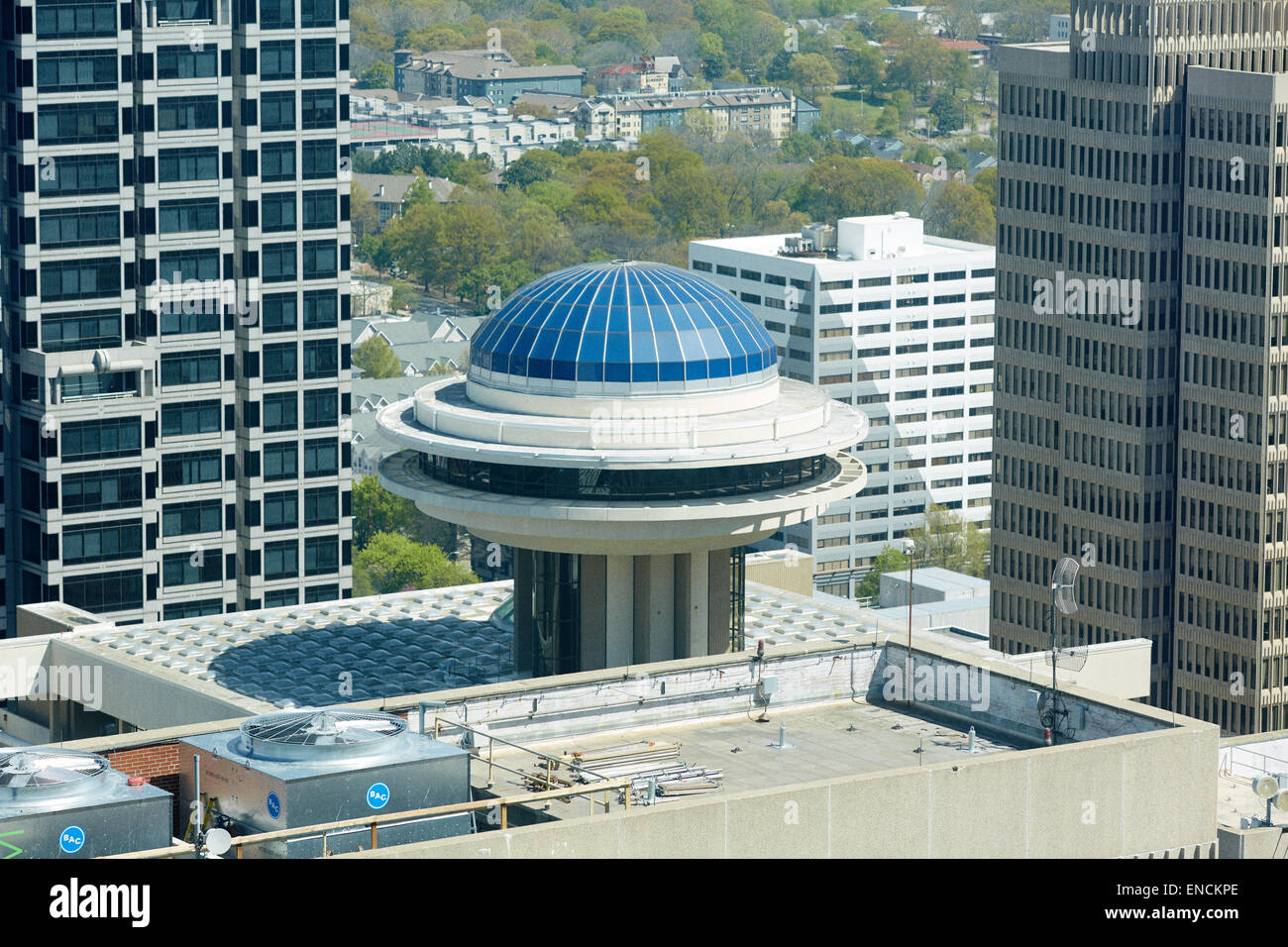 'Centro città Atlanta in Georga usa l'Hyatt Regency ha chiesto proposte dai progettisti di redo e riaprire la Polaris, probabl Foto Stock