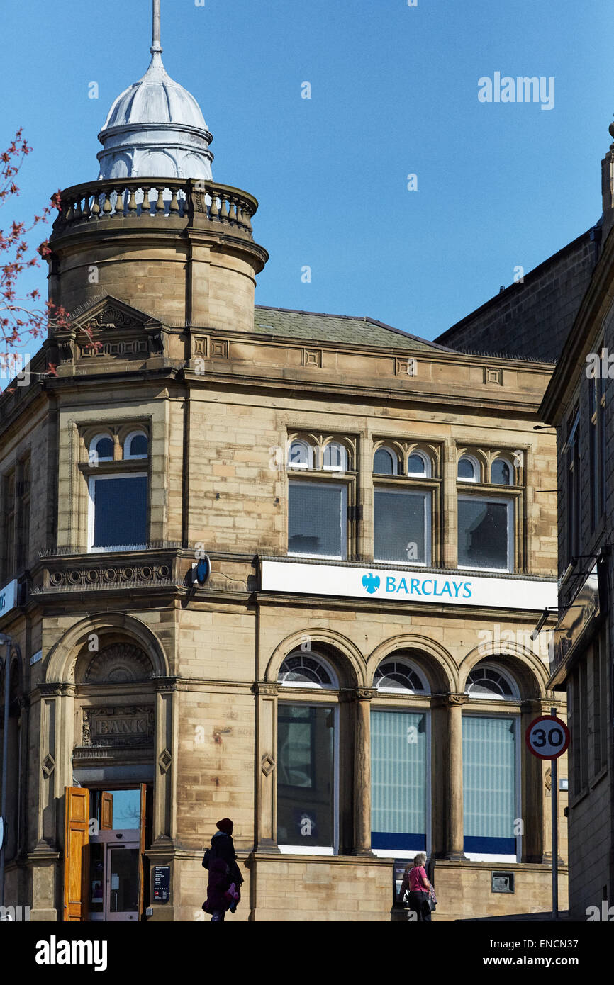 Cole lancashire barclays filiale locale esterno Foto Stock