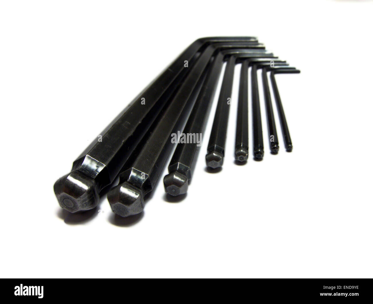 Sei facciate delle chiavi Foto Stock