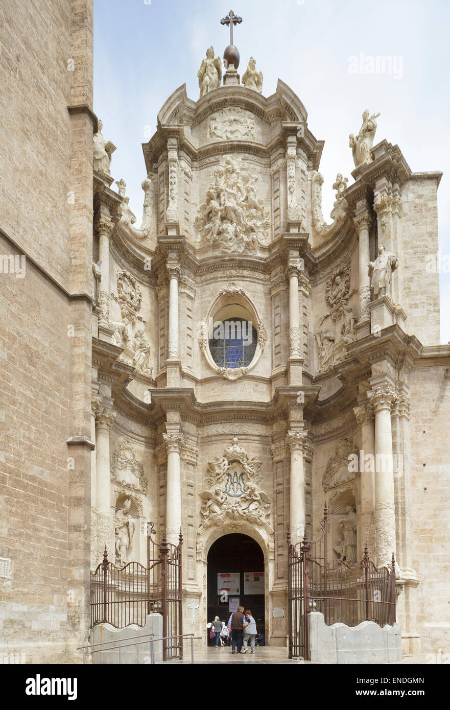 Cattedrale di Saint Mary, Valencia, Spagna Foto Stock