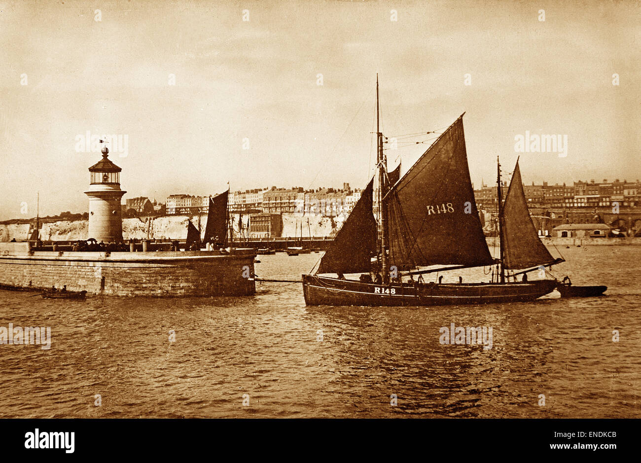 Ramsgate Harbour, Kent, Inghilterra Foto Stock