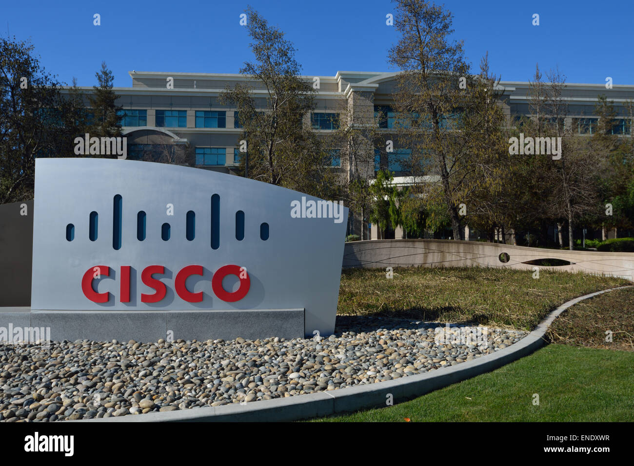 La sede centrale di Cisco Systems Inc. Nella Silicon Valley, San Jose, CALIFORNIA Foto Stock