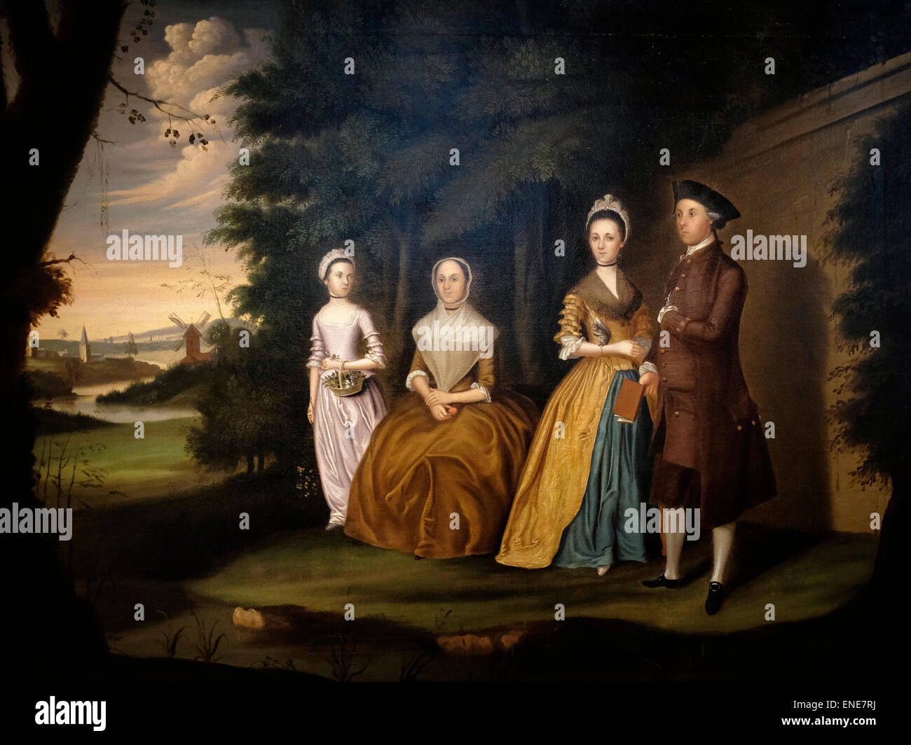 La famiglia Wiley 1771 William WIlliams Foto Stock