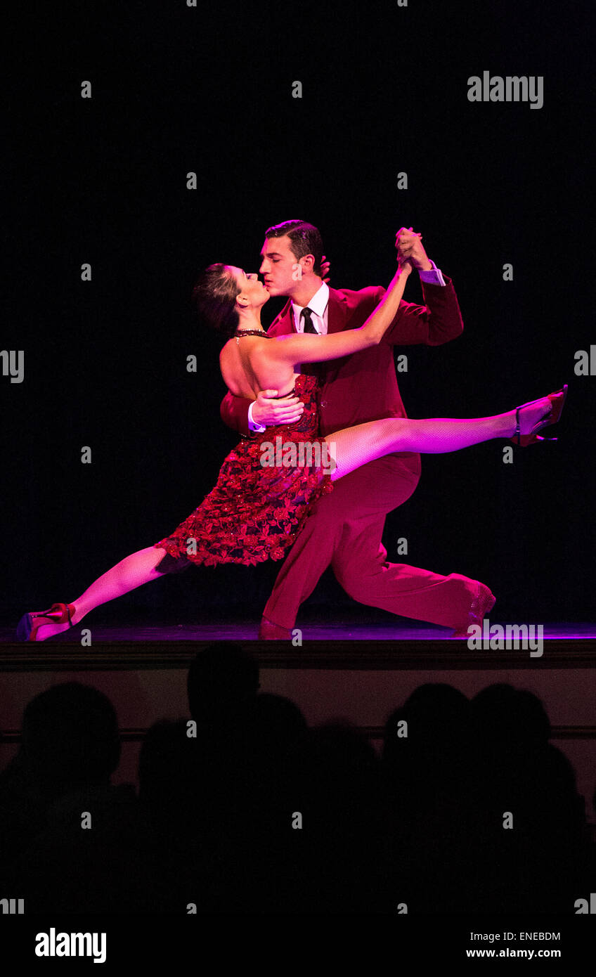 Dimostrazione di Tango e show a Buenos Aires, Argentina Foto Stock