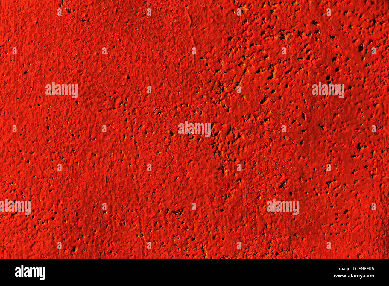 Grunge gesso Cemento o parete di cemento texture di colore rosso Foto Stock