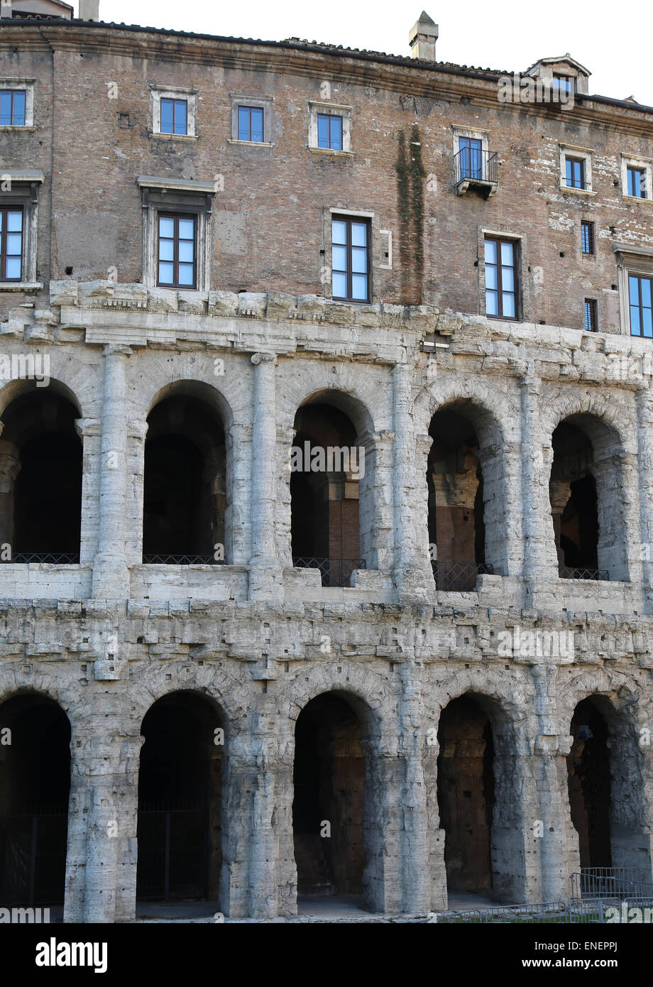 L'Italia. Roma. Teatro di Marcello. Repubblica romana. 13 BC. Foto Stock