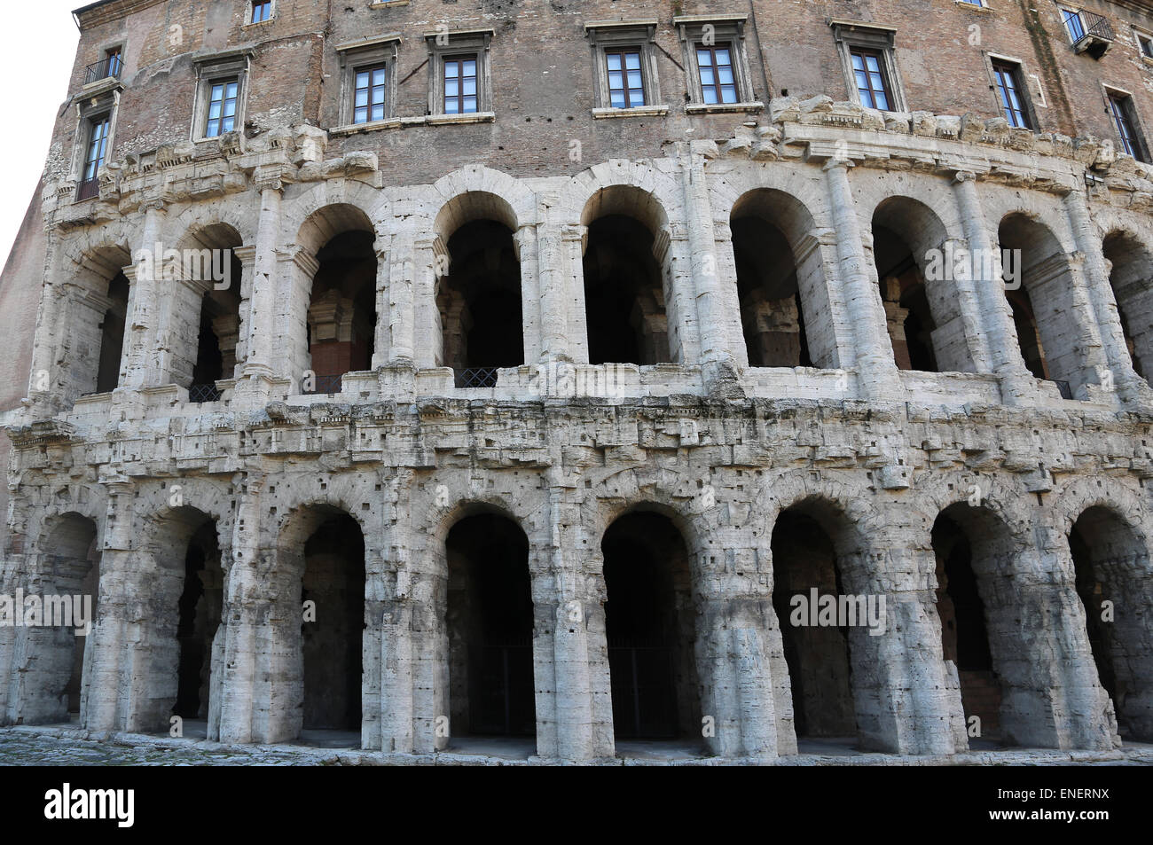 L'Italia. Roma. Teatro di Marcello. Repubblica romana. 13 BC. Foto Stock