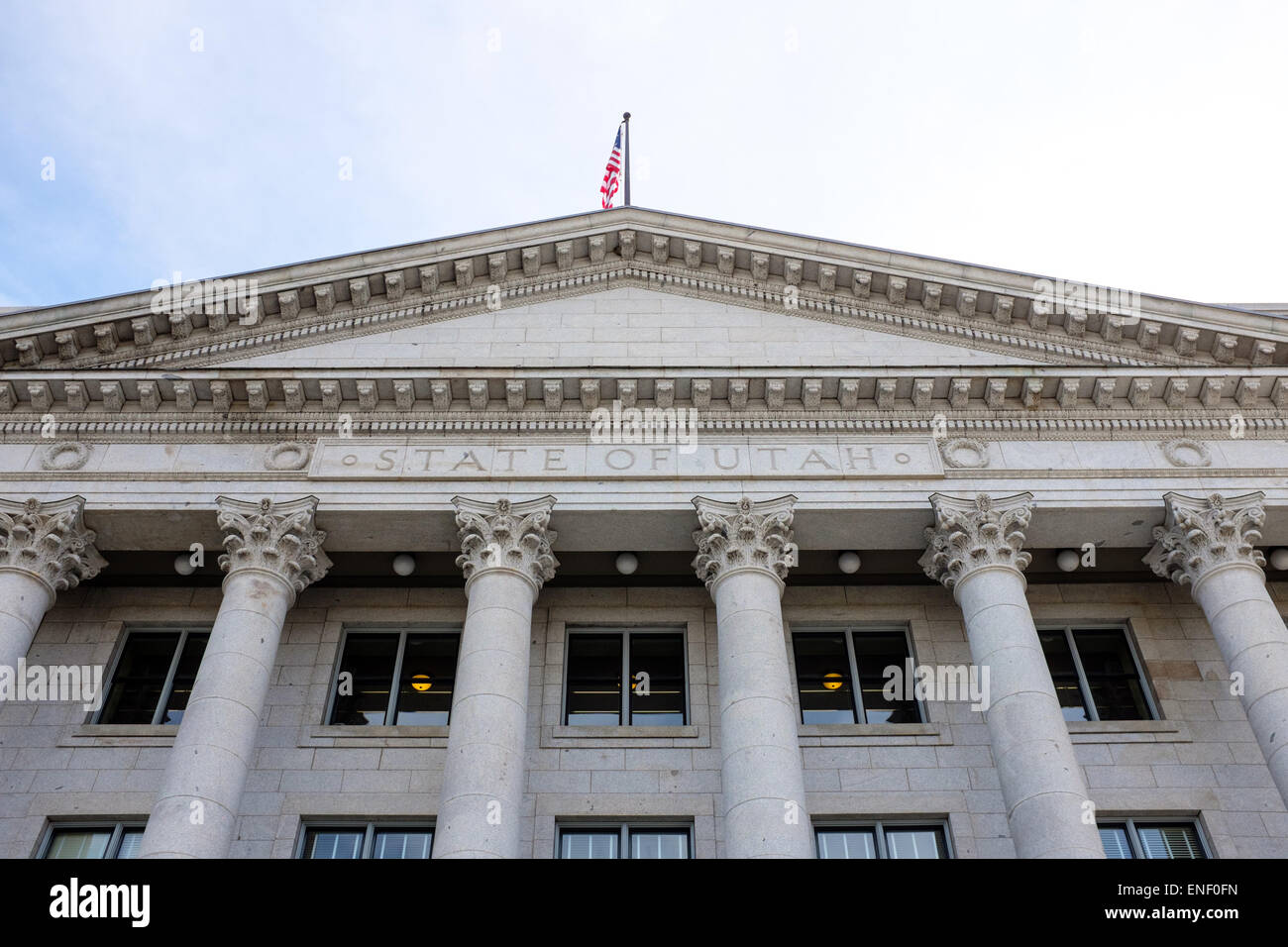 La Utah State Capitol Building a Salt Lake City, Utah, Stati Uniti d'America Foto Stock