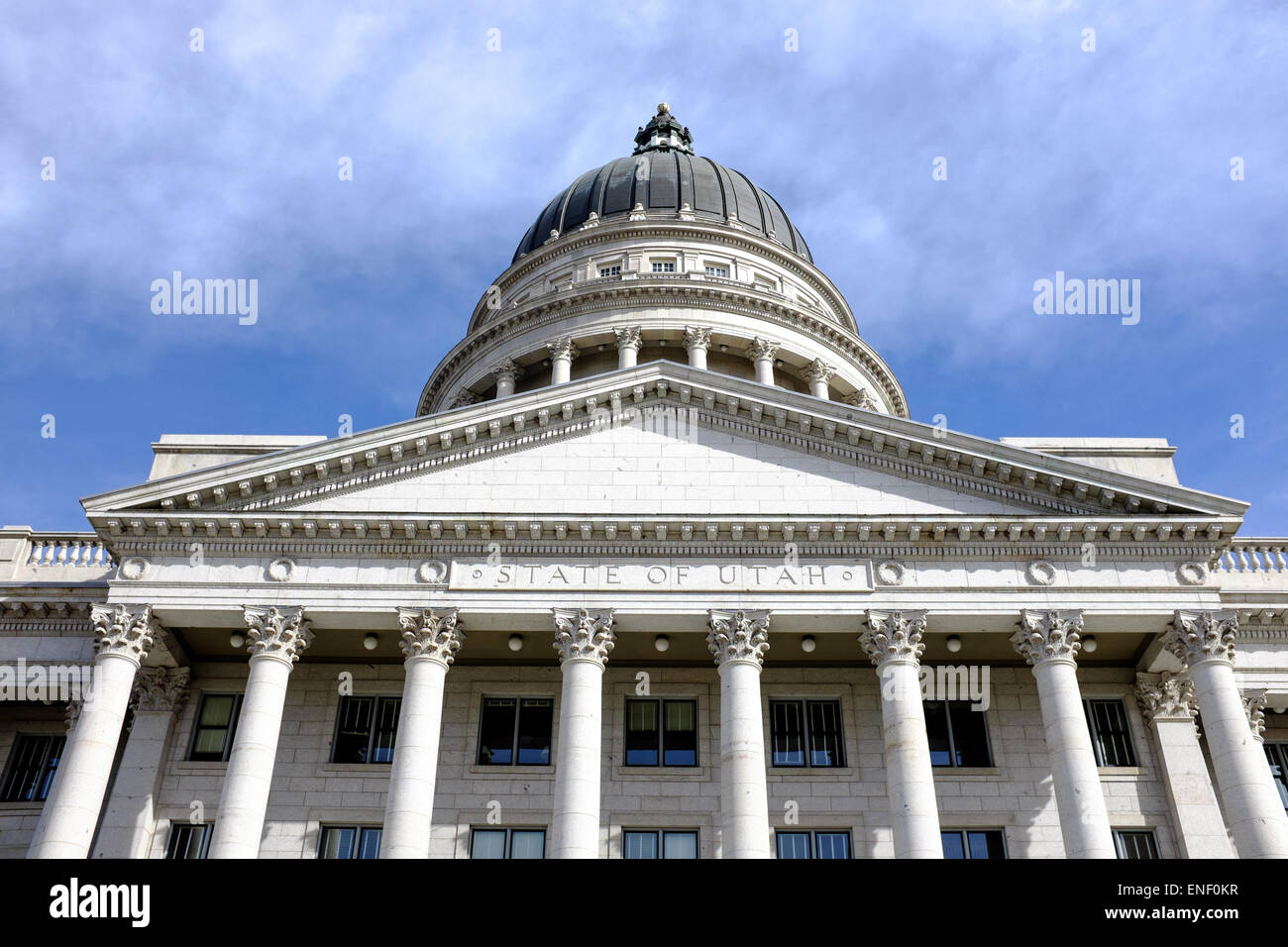 La Utah State Capitol Building a Salt Lake City, Utah, Stati Uniti d'America Foto Stock