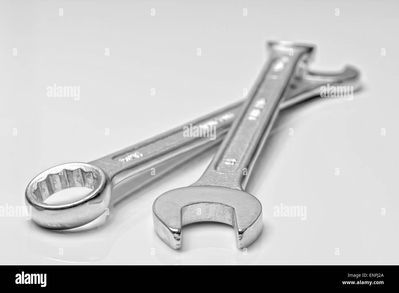 Strumento di lavoro in acciaio Foto Stock