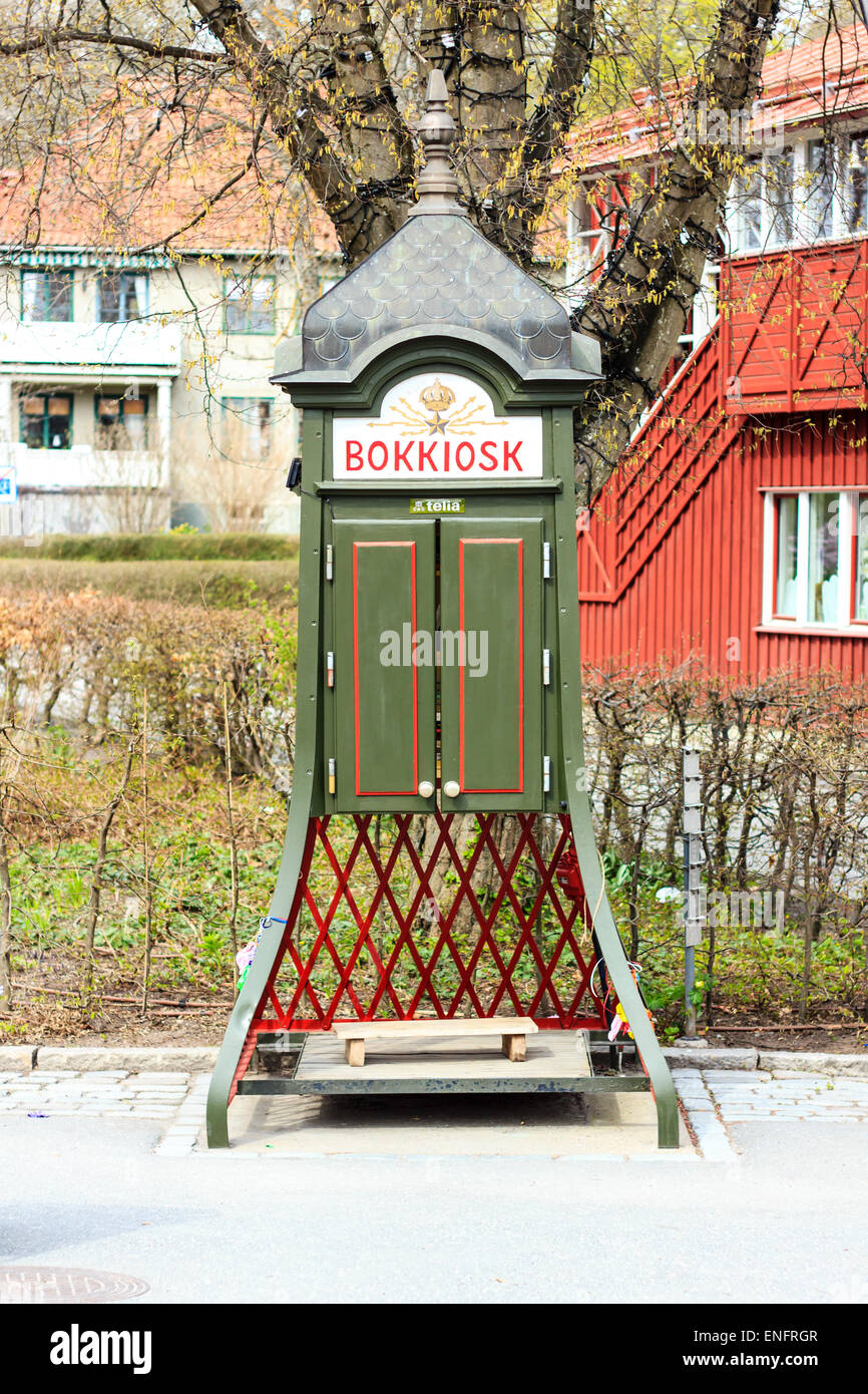 Prenota caso in callbox , Sigtuna - Svezia Foto Stock