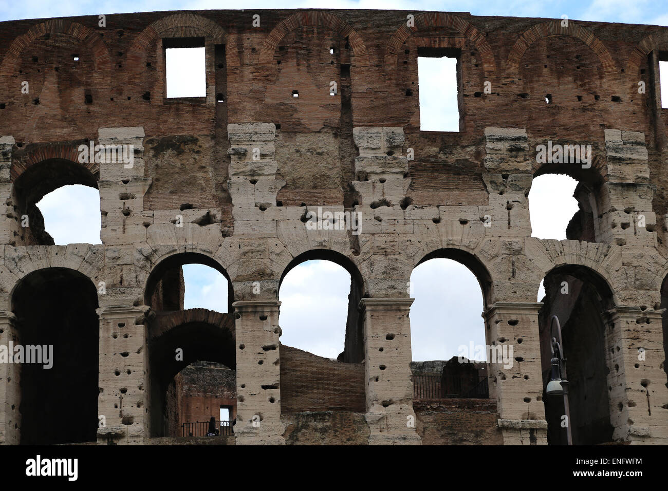 L'Italia. Roma. Il Colosseo (Colosseo) o Anfiteatro flaviano. Foto Stock