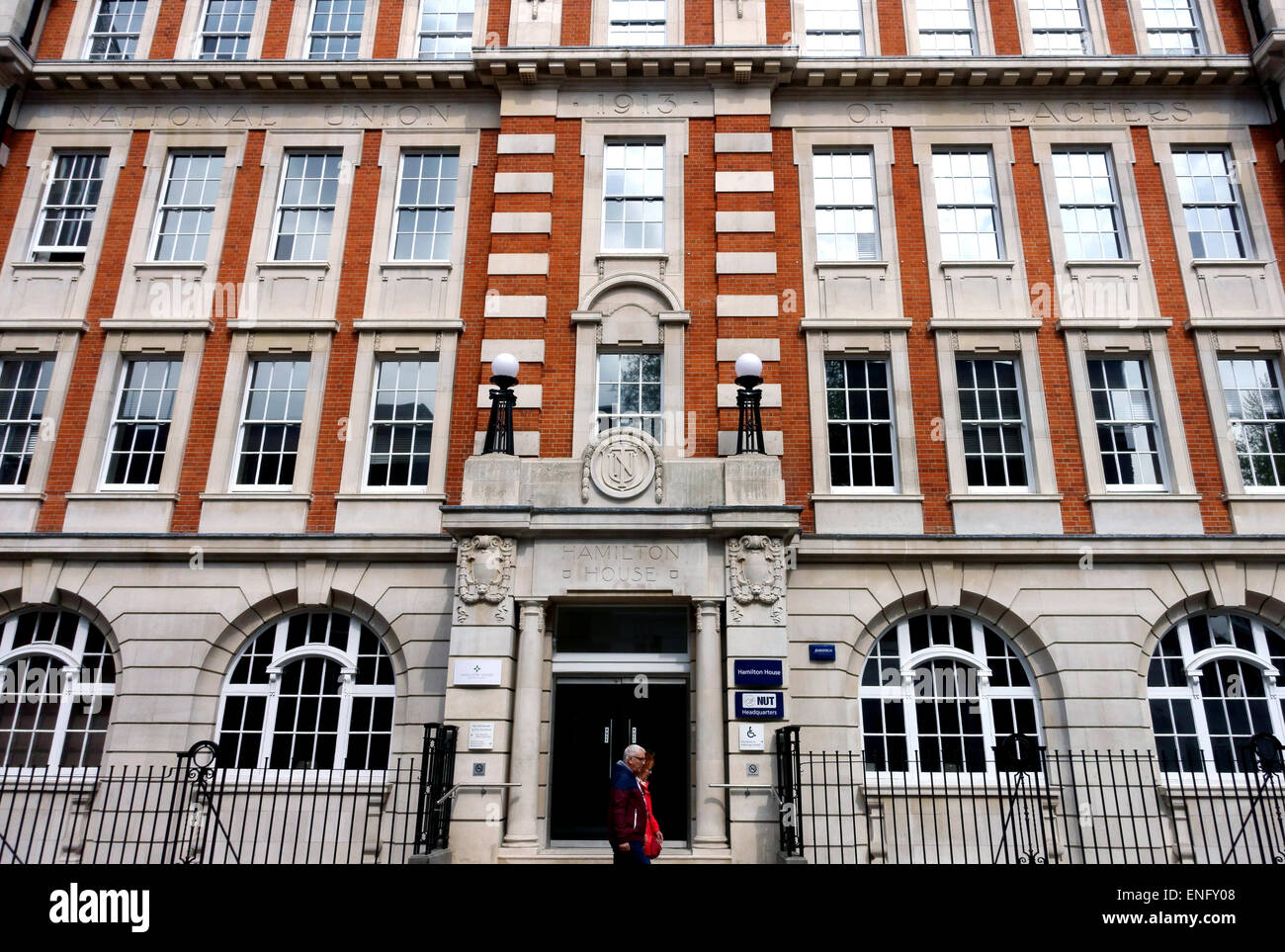 Unione nazionale degli insegnanti sede, Hamilton House, Bloomsbury, Londra Foto Stock