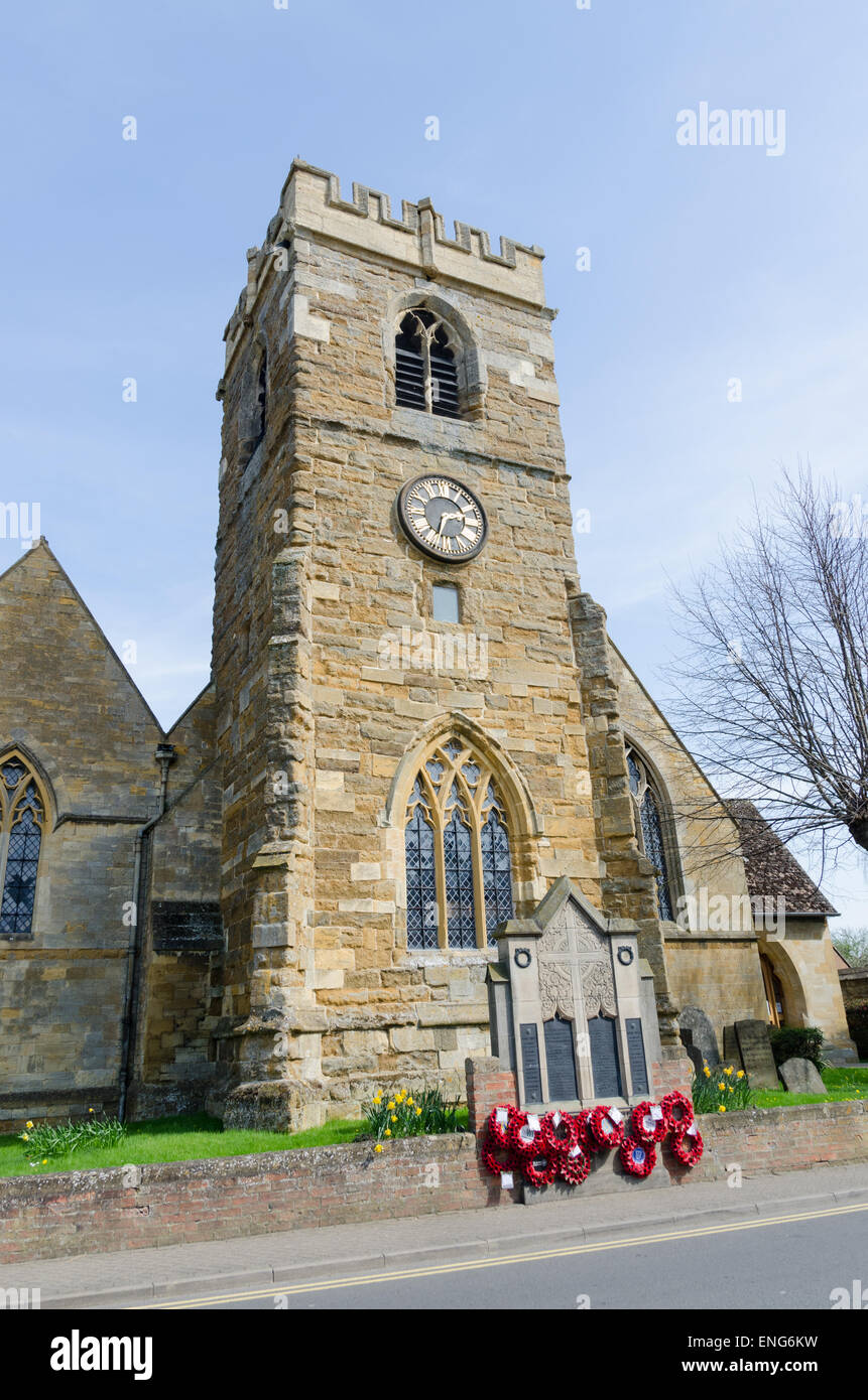 St Edmund chiesa parrocchiale a Shipston -on-Stour, Warwickshire Foto Stock