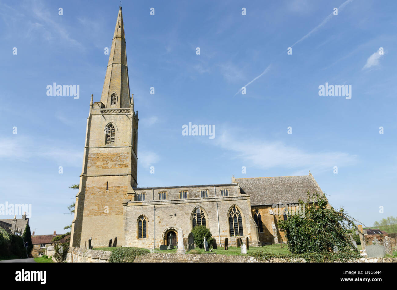 San Gregorio Magno la Chiesa Parrocchiale nel Warwickshire villaggio di Tredington vicino a Shipston on Stour Foto Stock