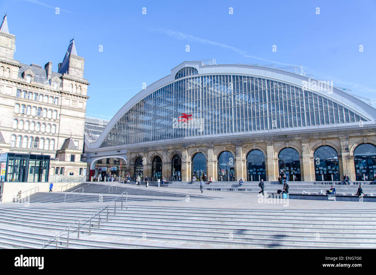 Stazione di Lime Street, Liverpool, Merseyside England Foto Stock