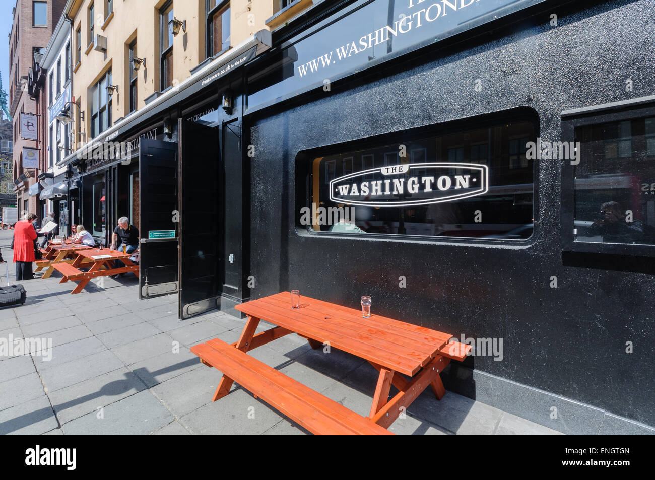 La barra di Washington, Howard Street, Belfast Foto Stock