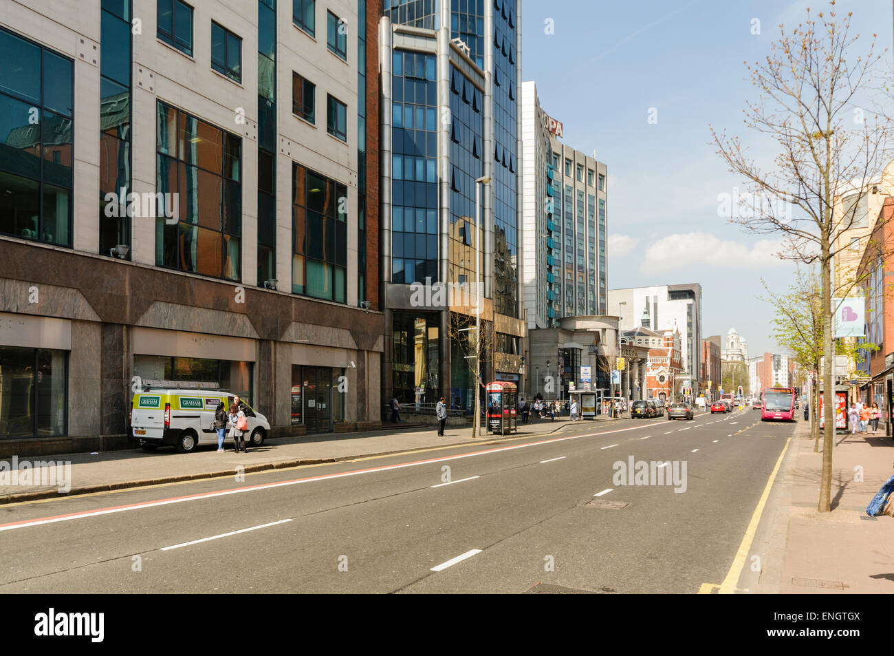 Great Victoria Street, Belfast Foto Stock