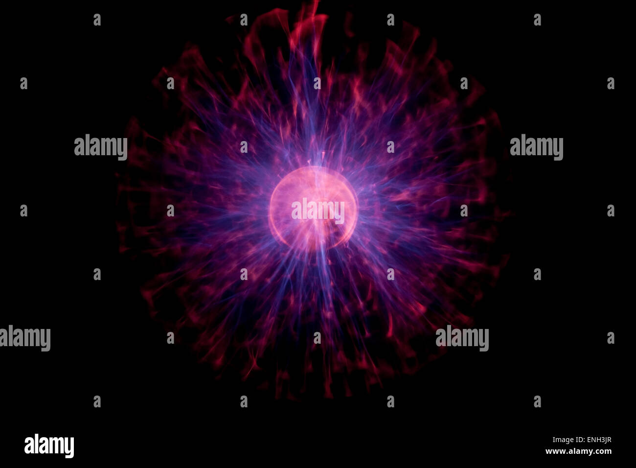 Luce al plasma Foto Stock