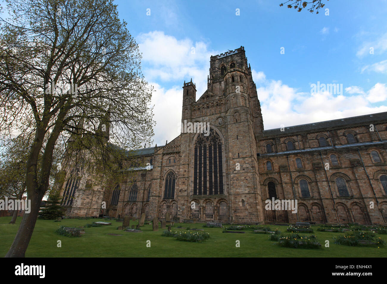 La Cattedrale di Durham, Durham Regno Unito Foto Stock